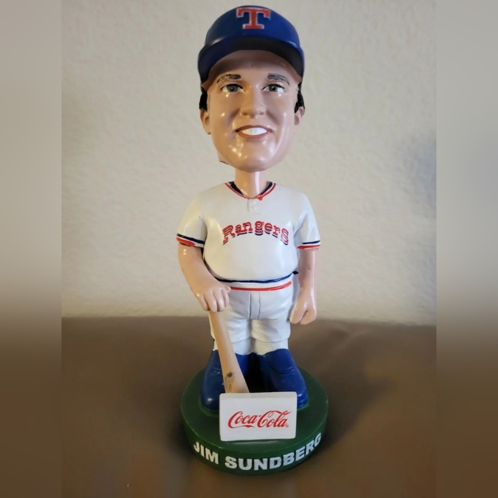 Jim Sundburg Bobblehead Texas Rangers SGA 4/30 50th Anniversary